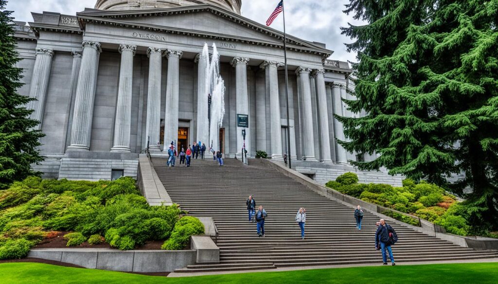 Oregon government building tour