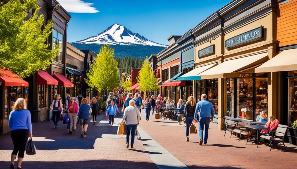 Outdoor shopping destinations in Bend