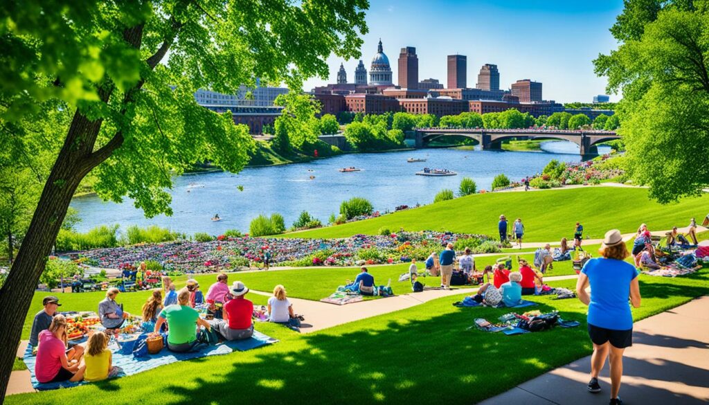 Outdoor summer activities in Saint Paul Outdoor summer activities in Saint Paul