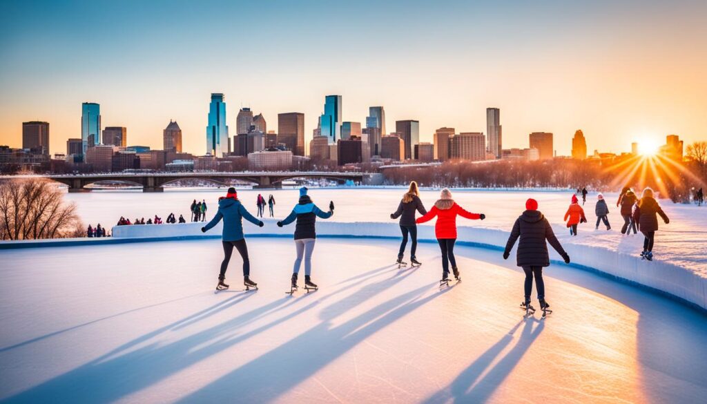 Outdoor winter fun in Minneapolis Outdoor winter fun in Minneapolis