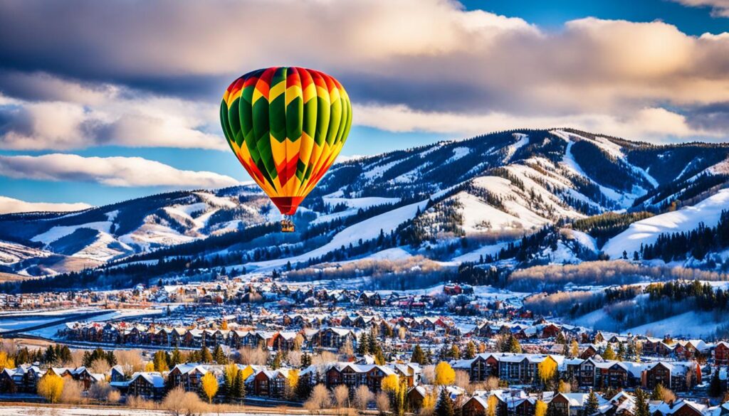 Park City scenic hot air balloon flights