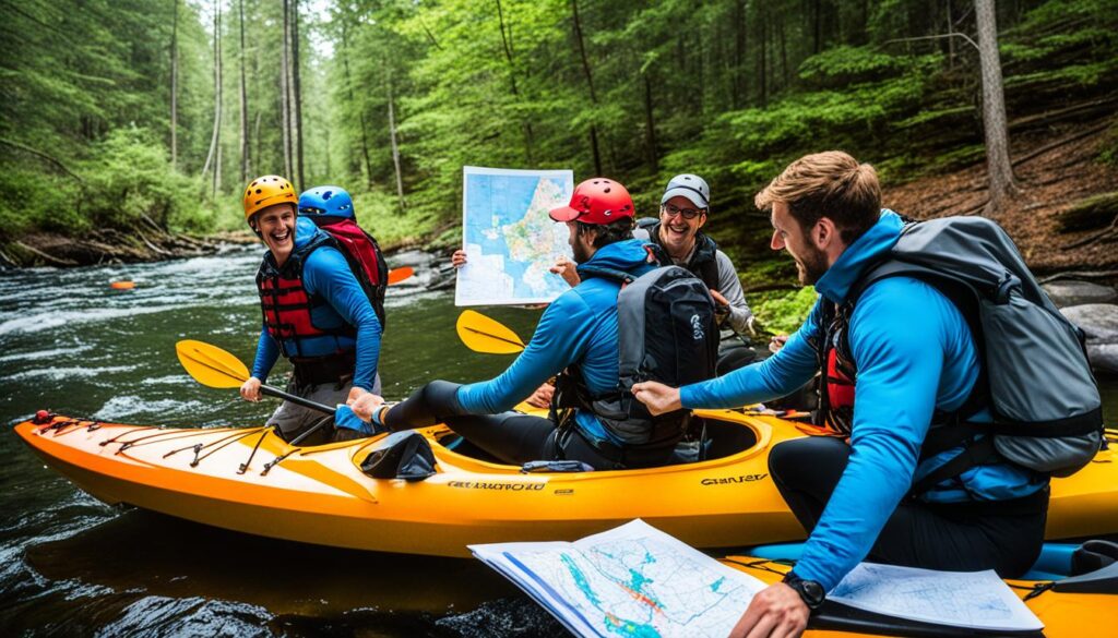 Planning kayaking trips