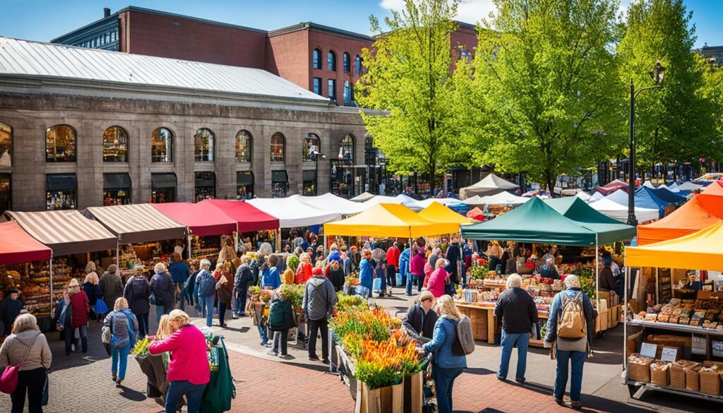 Portland's Saturday Market showcasing artisan goods