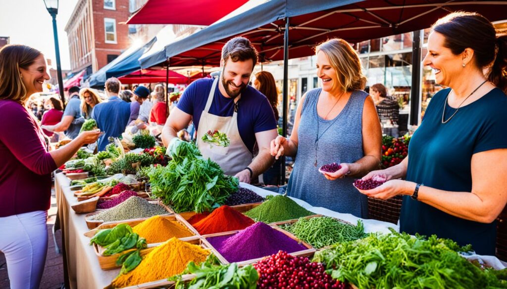 Preparing for your tour at Findlay Market food experience Cincinnati Preparing for your tour at Findlay Market food experience Cincinnati