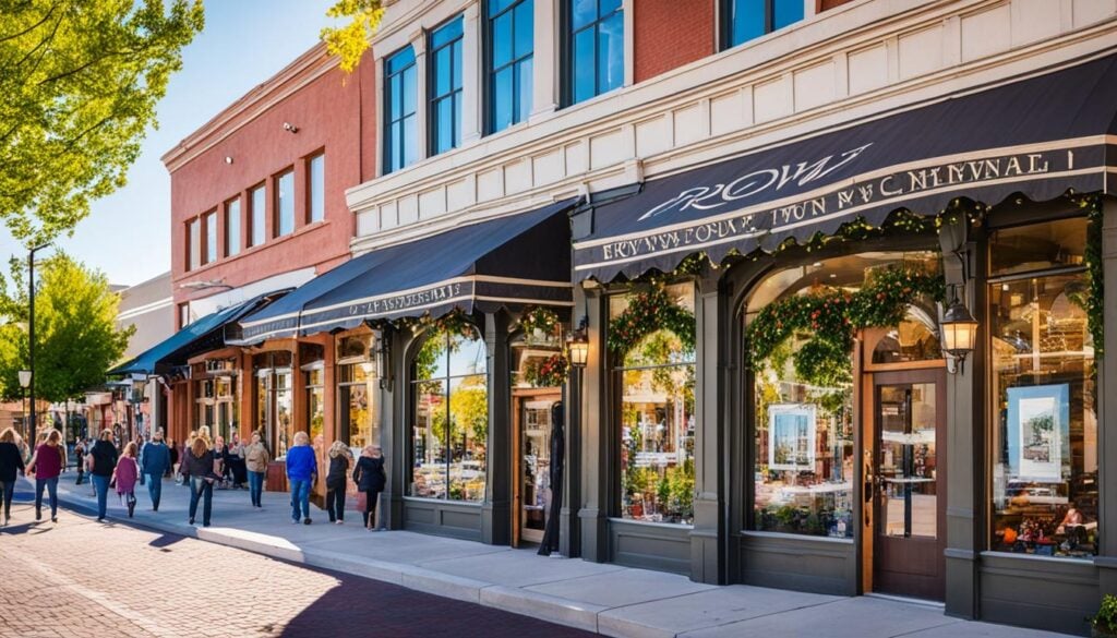 Provo shopping experience with unique local shops and Provo Town Centre Mall