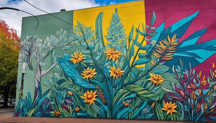 Public art walks and murals in different Portland districts