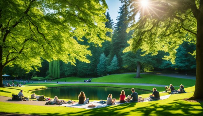 Relaxing parks Portland