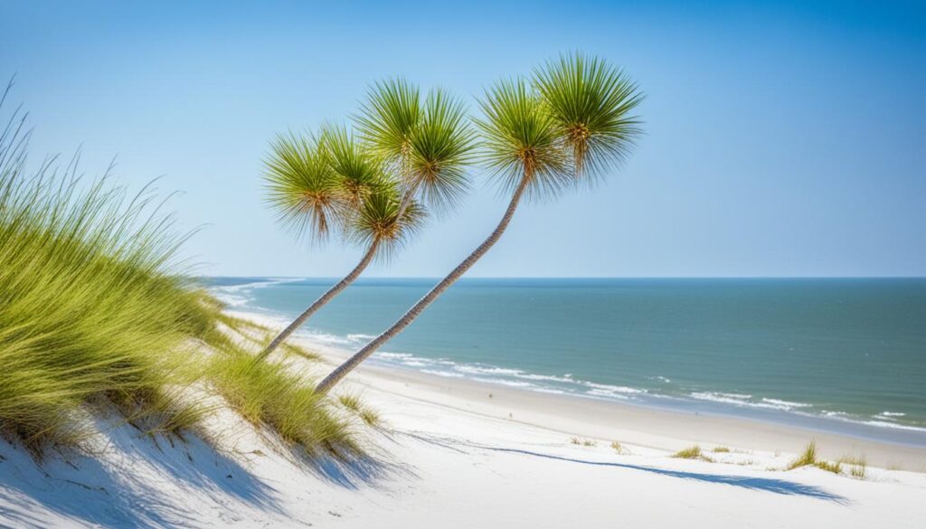 Remote beaches near Charleston SC