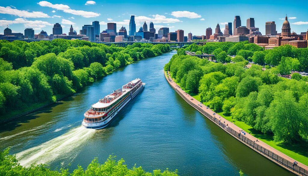 Riverboat excursions in Saint Paul