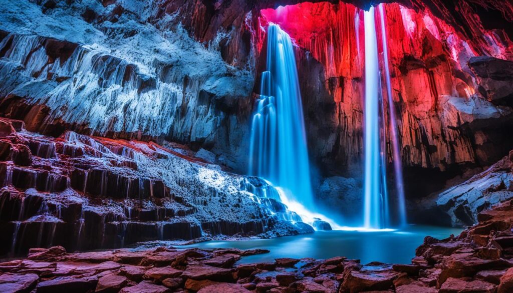 Ruby Falls in Chattanooga waterfalls