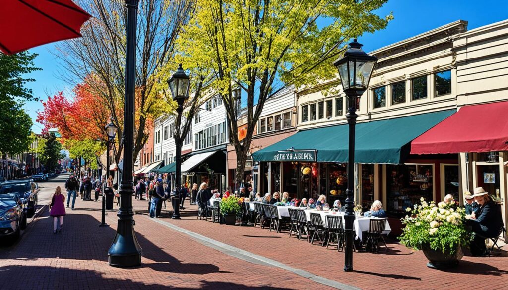 Salem shopping district charm