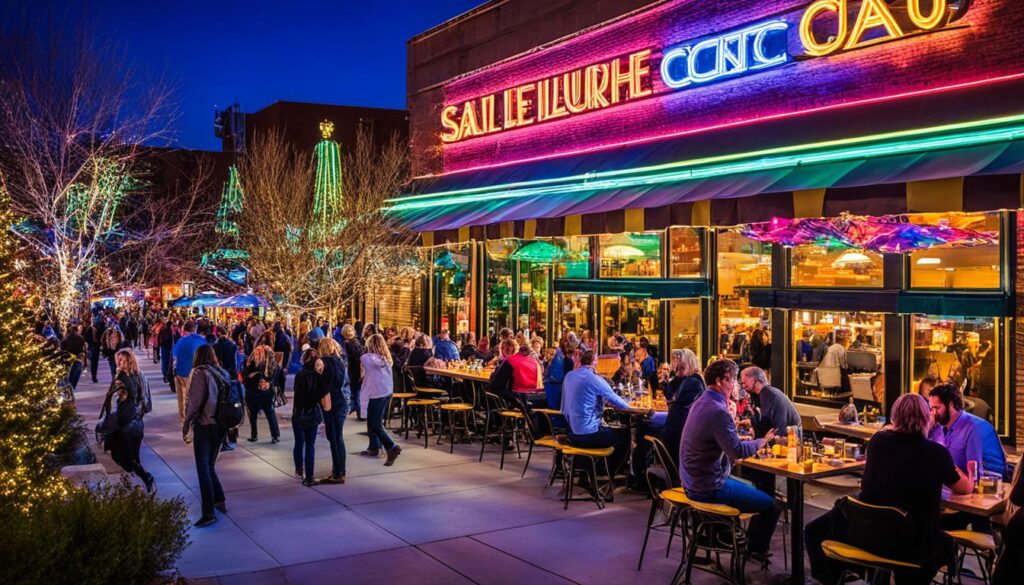 Salt Lake City nightlife atmosphere