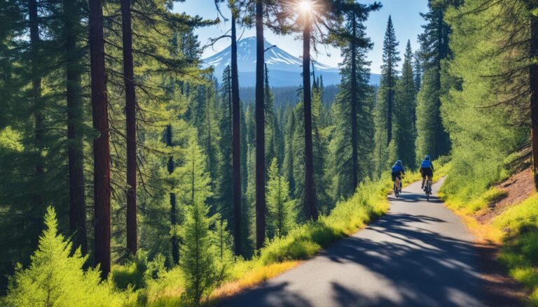 Scenic bike routes around Mount Bachelor