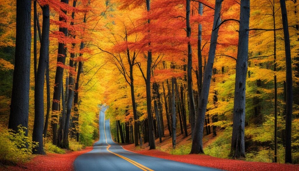 Scenic fall foliage drives