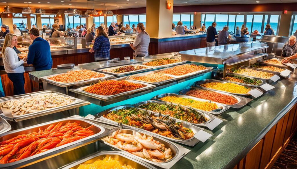 Seafood buffet Myrtle Beach