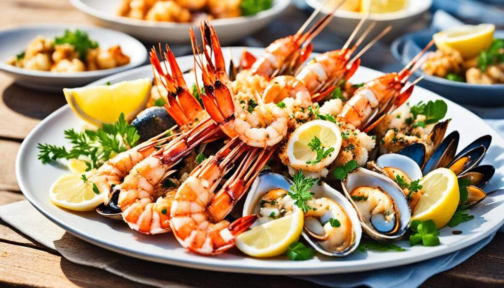 Seafood dishes