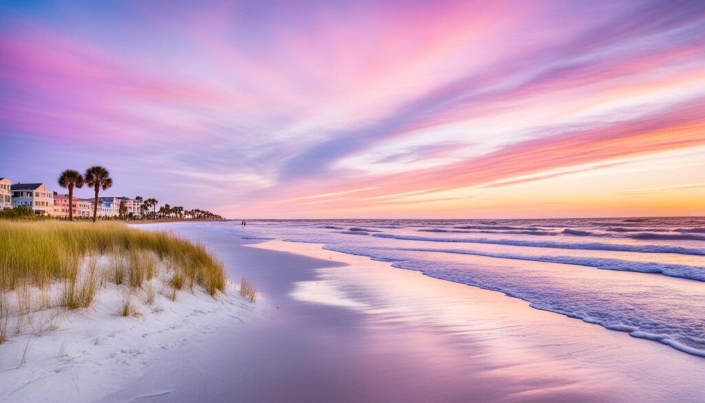 Serene beaches close to Charleston