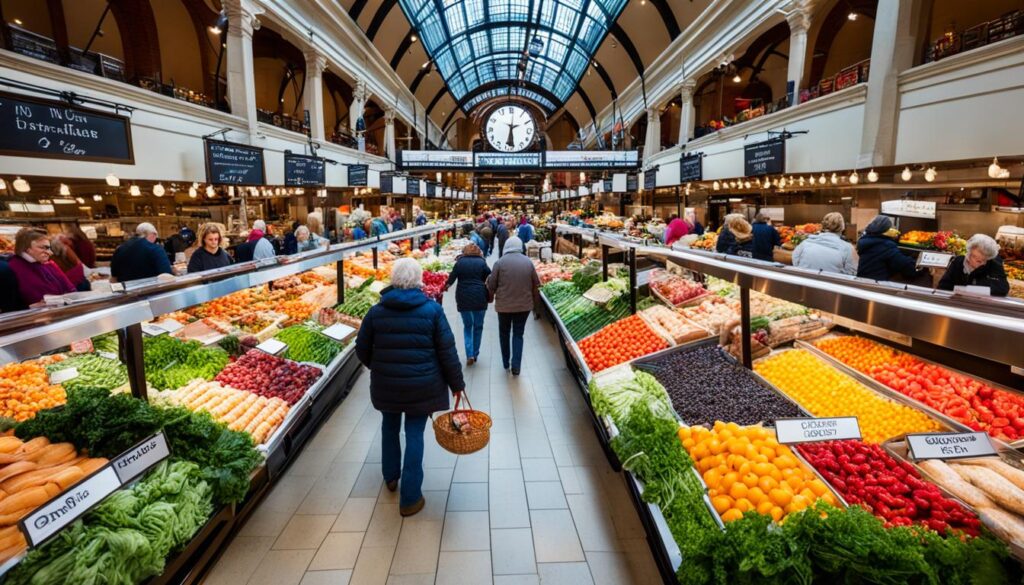 Shopping at West Side Market