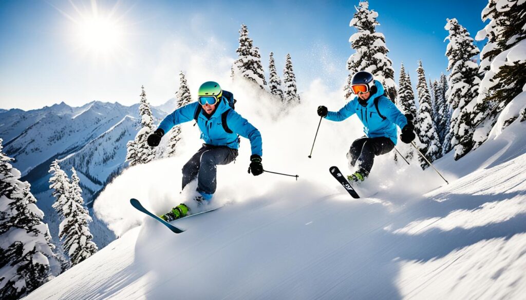 Skiing and Snowboarding Skiing and Snowboarding