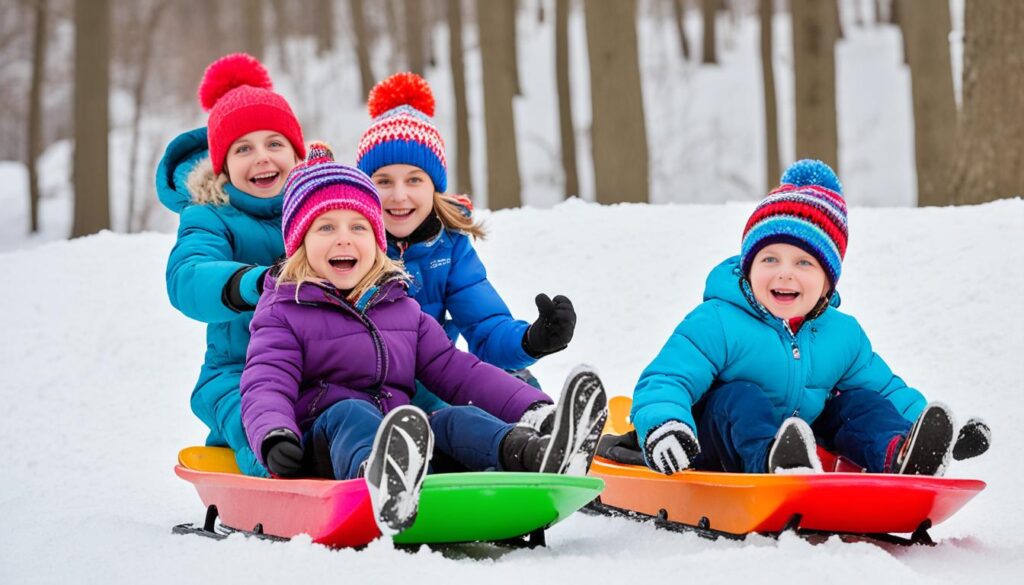 Sledding in Cleveland Metroparks