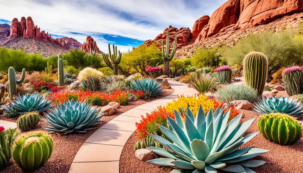 St. George botanical garden features