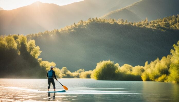 Stand-up paddleboarding tours near Bend