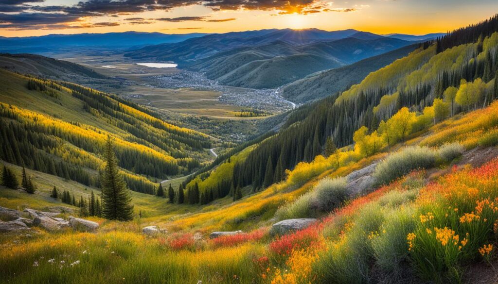 Stunning views from a day hike near Park City