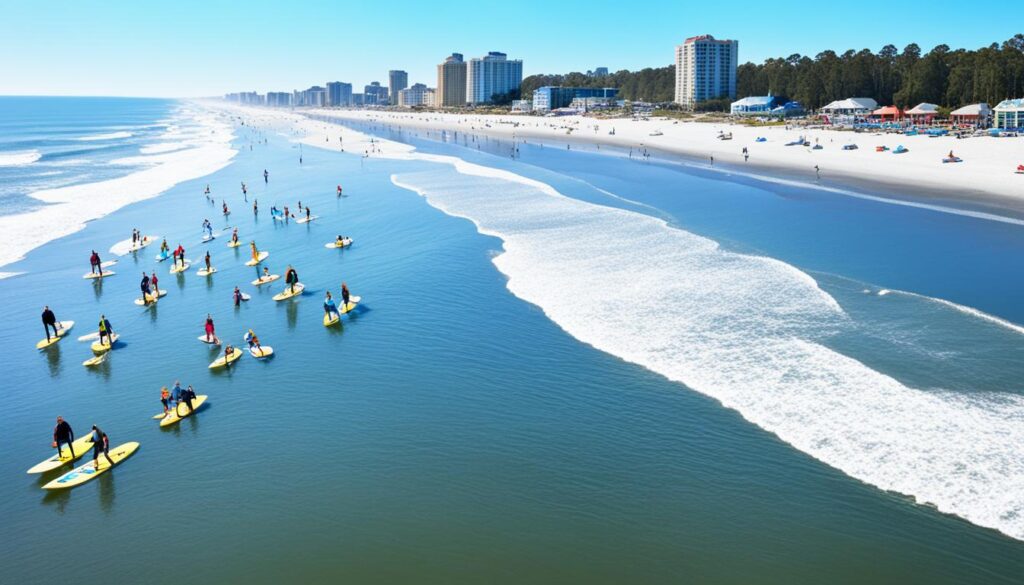 Surf school in Myrtle Beach