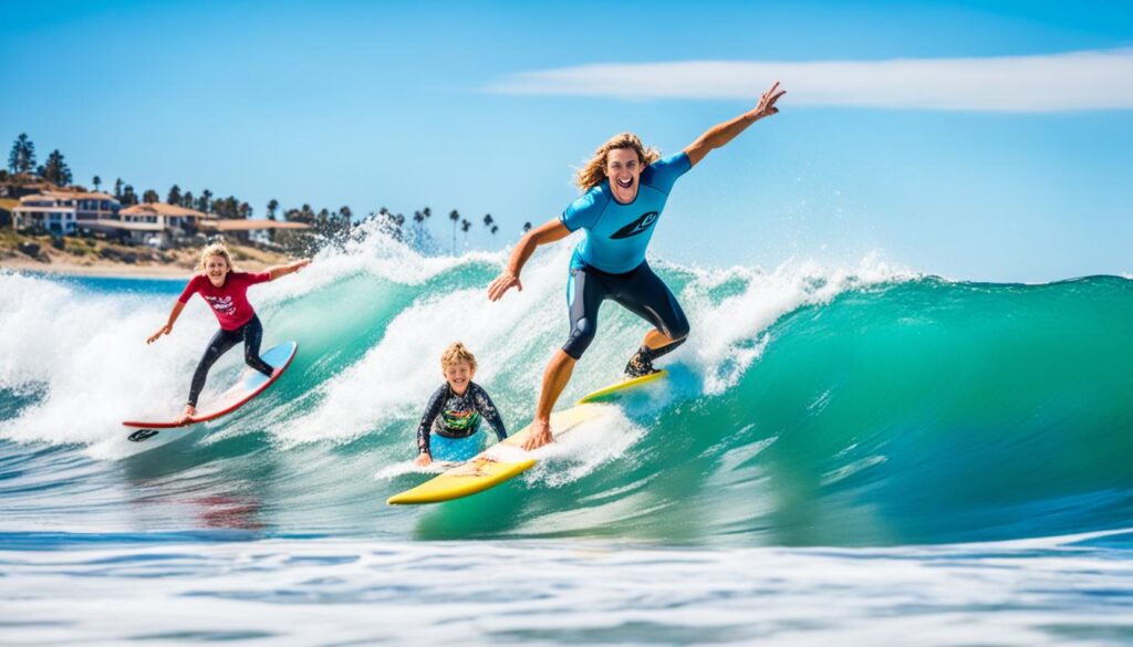 Surfing classes for all ages