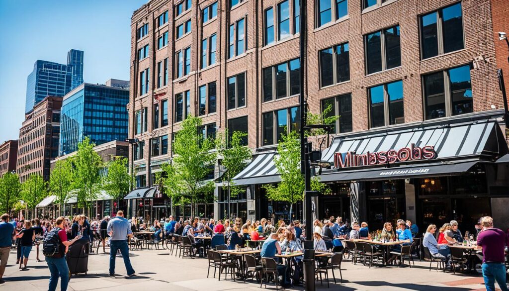 Trendy restaurants in downtown Minneapolis