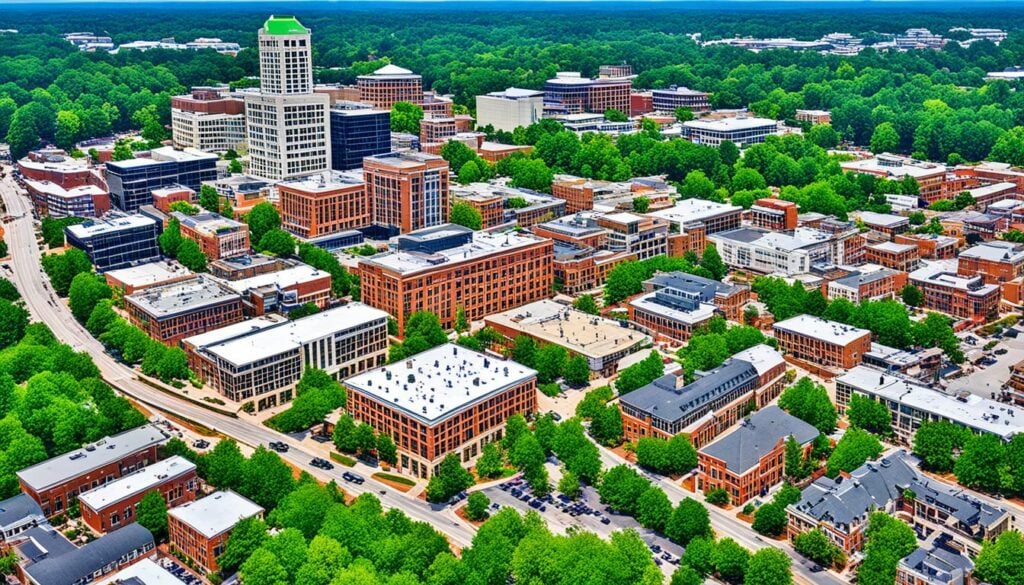 Walkable areas in Greenville SC