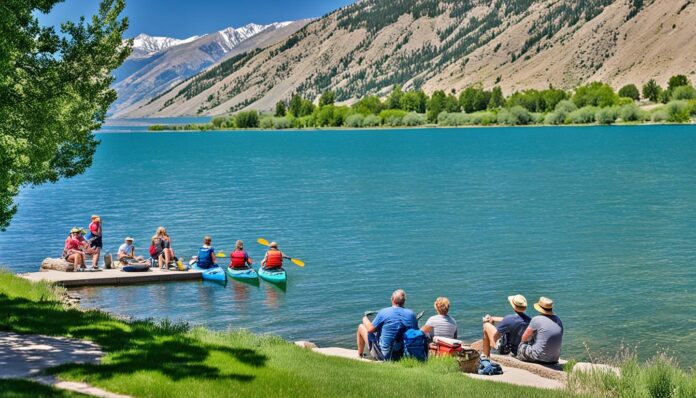 What are some outdoor activities to do in Utah Lake State Park near Provo?