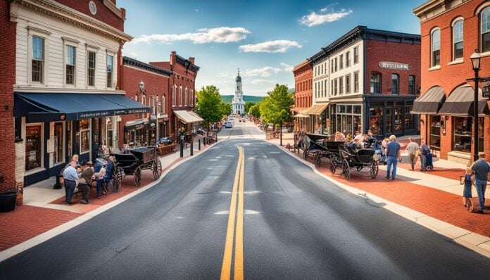 What are the best ways to experience the history of downtown Gettysburg?