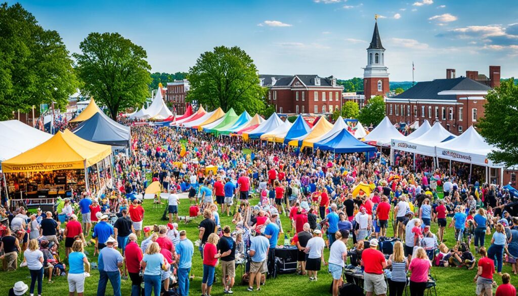 What festivals and events are happening in Frederick this year?