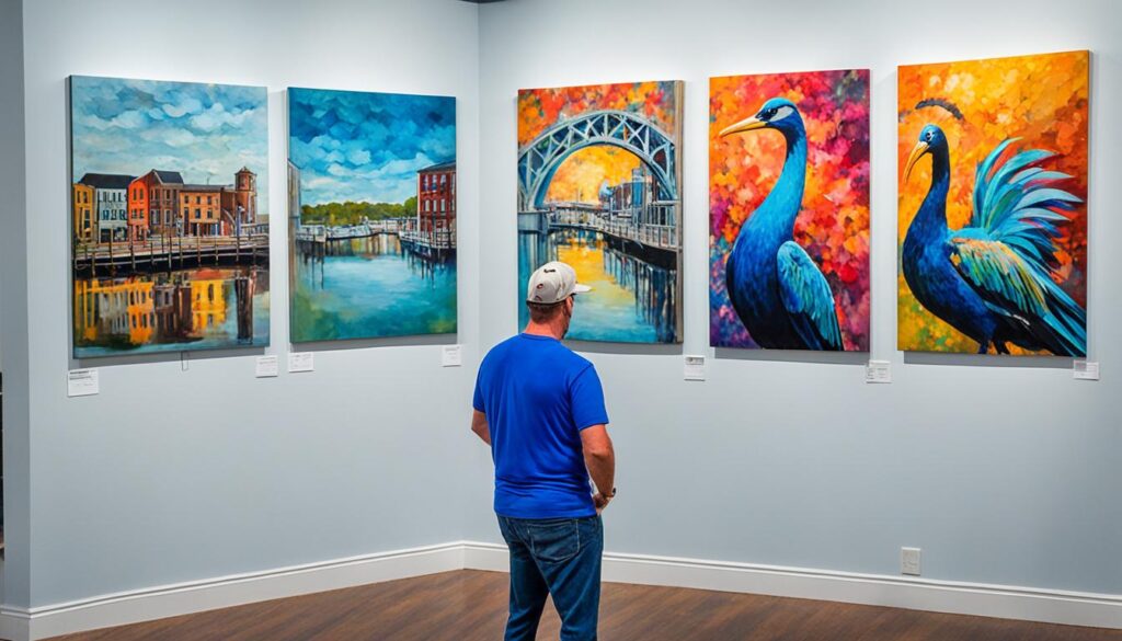 art galleries and studios in Wilmington's creative scene