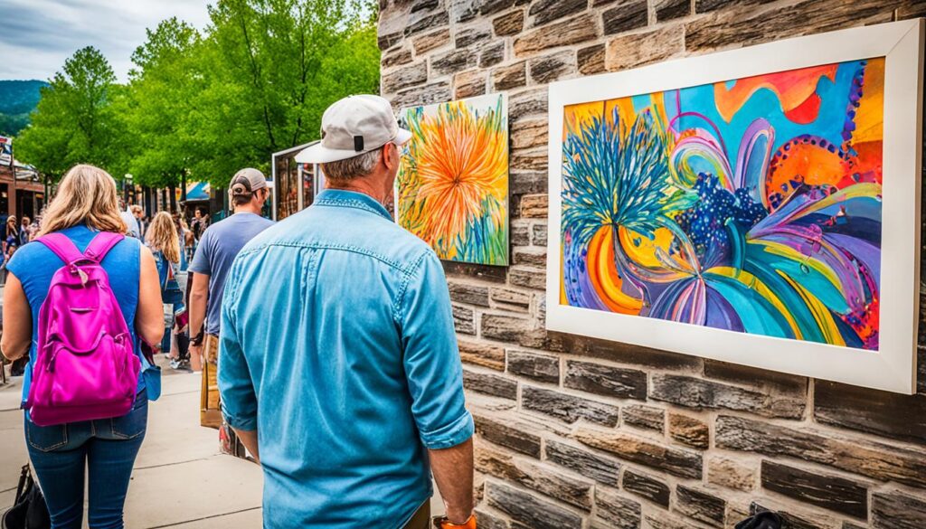 art walks Asheville