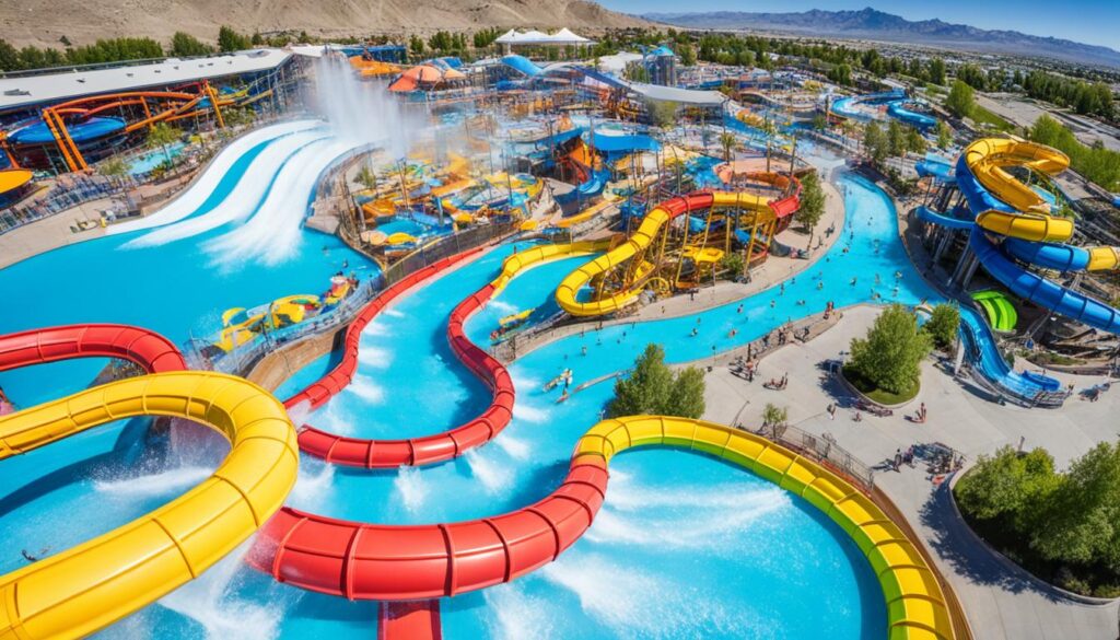 attractions at Cowabunga Bay Water Park Salt Lake City