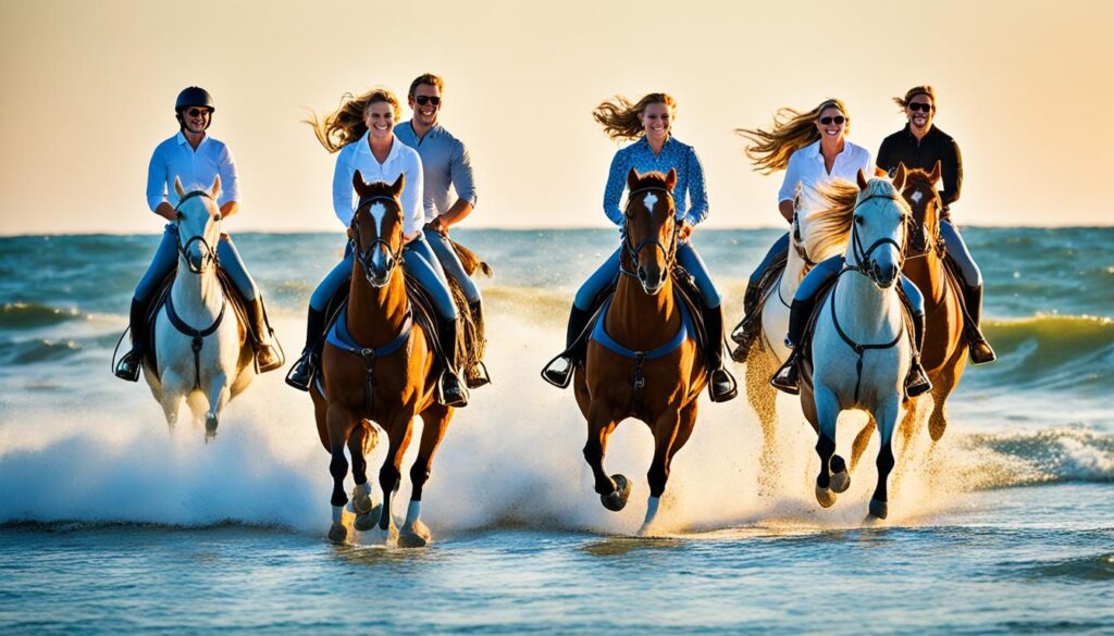 beach horseback riding in Ocean City