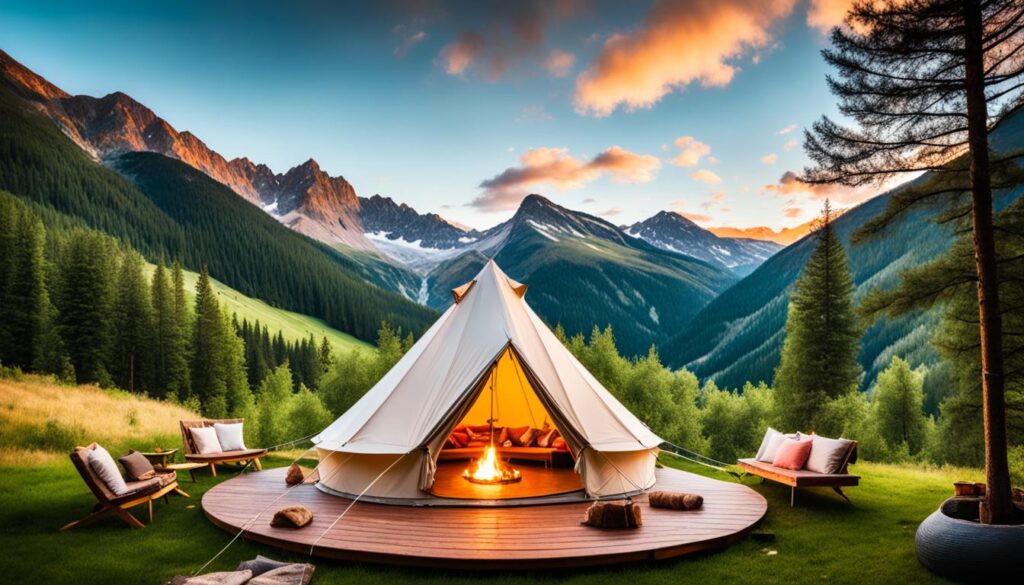 best glamping spots near Bend