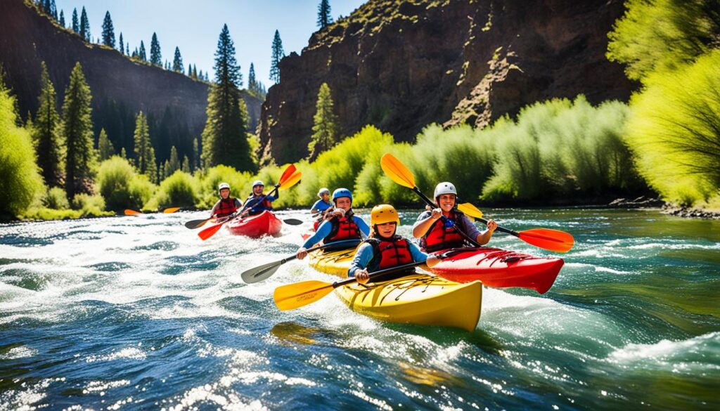 best spots for family kayaking on the Deschutes