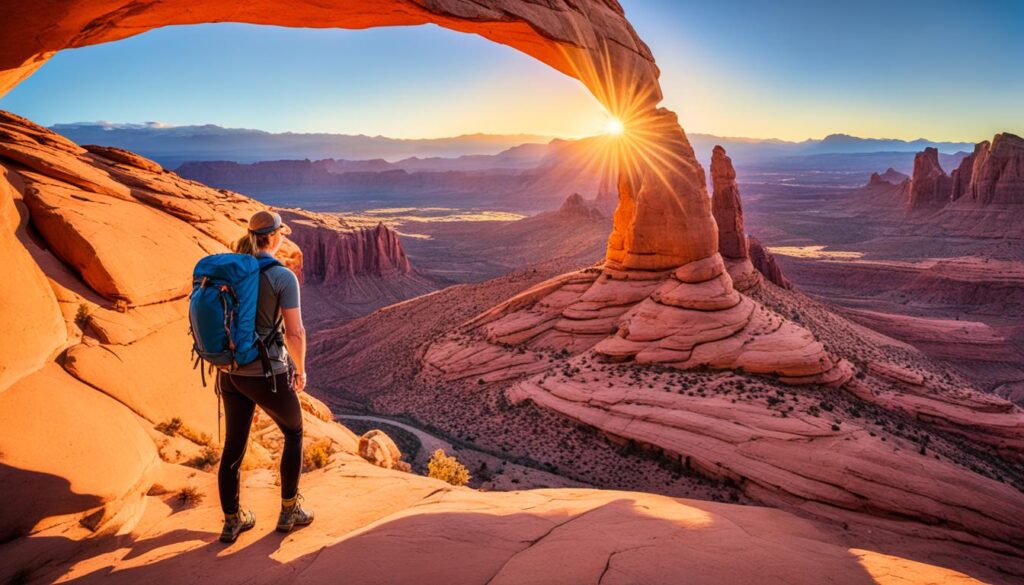best time to hike Corona Arch Trail best time to hike Corona Arch Trail