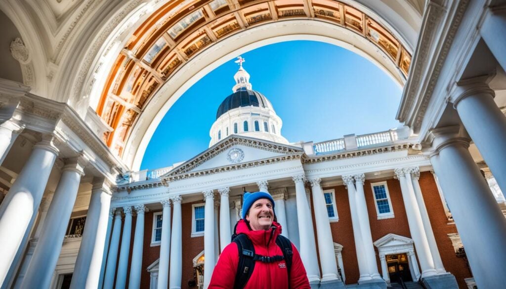 best way to tour Maryland State House