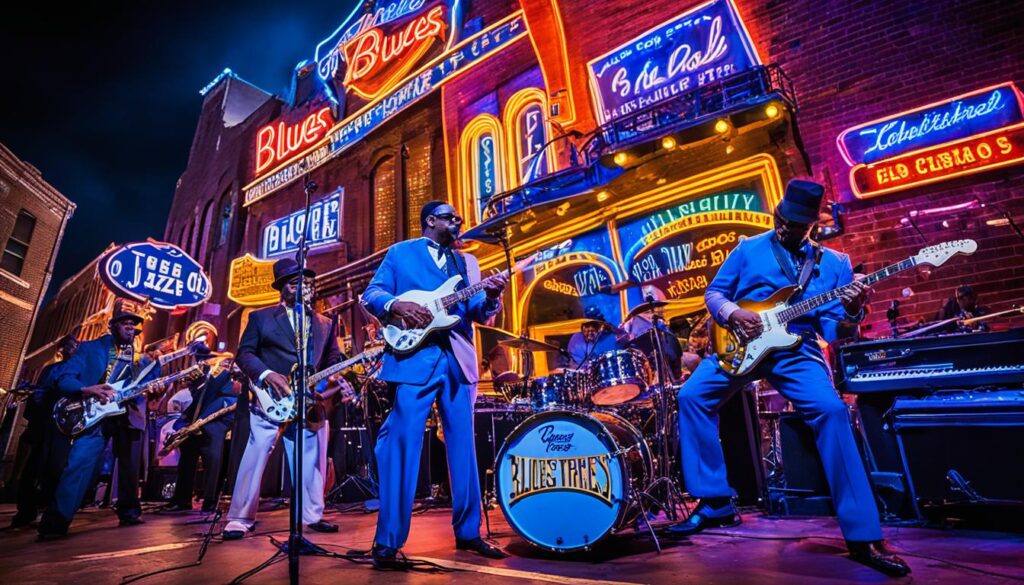 blues performances and jazz performances at Beale Street blues performances and jazz performances at Beale Street