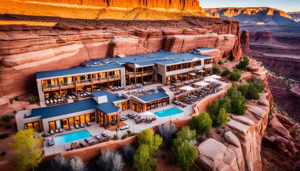 boutique hotels in Moab with views