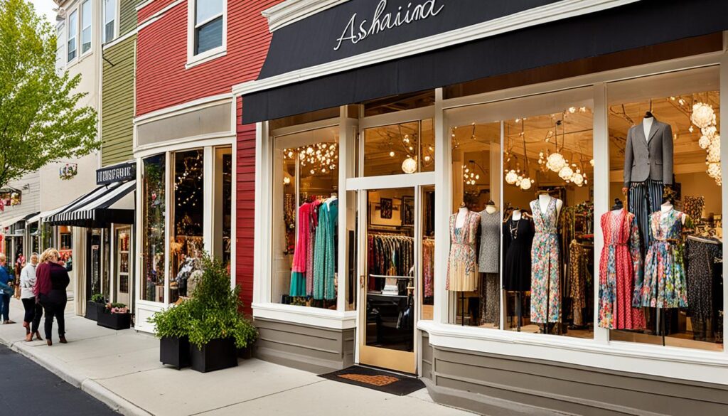 boutique shopping in Ashland