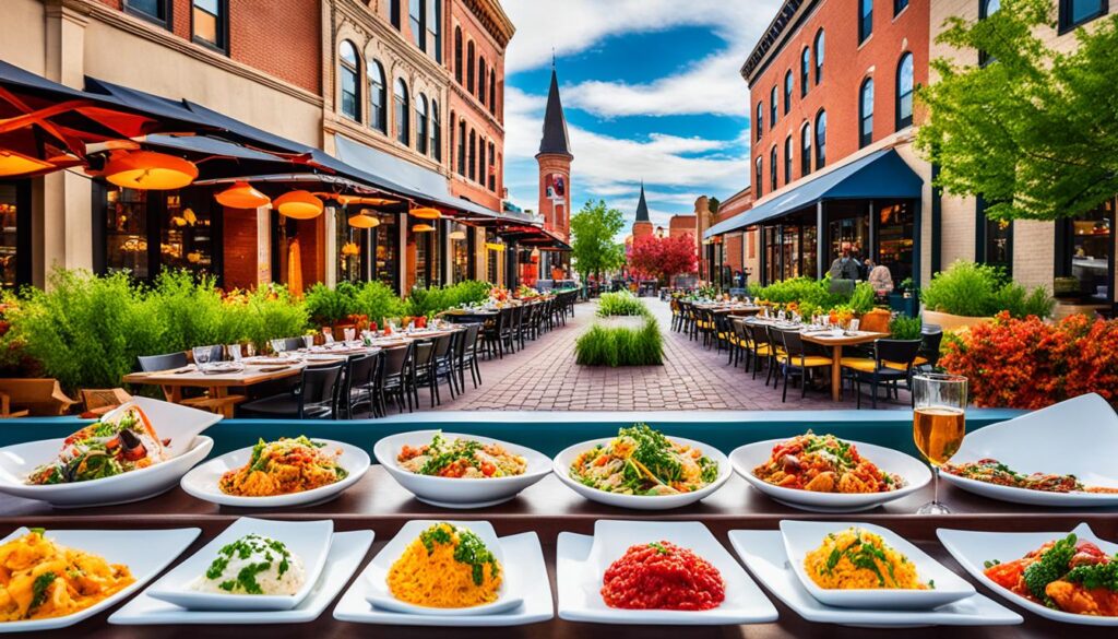 diverse dining options at Trolley Square diverse dining options at Trolley Square