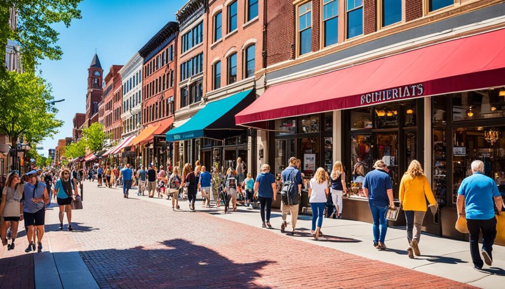 diverse retail options in downtown Greenville diverse retail options in downtown Greenville