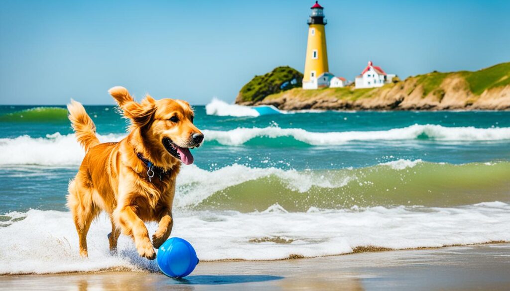 dog-friendly beaches near Traverse City