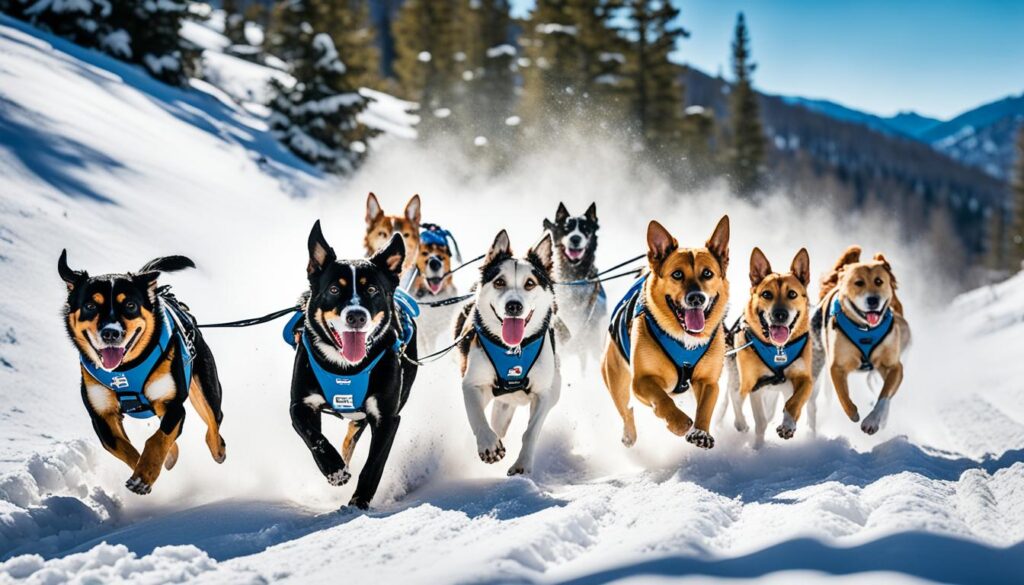 dog sledding Park City