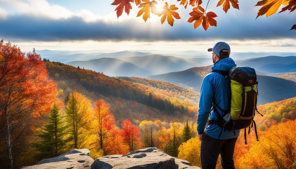 exploring fall foliage hikes